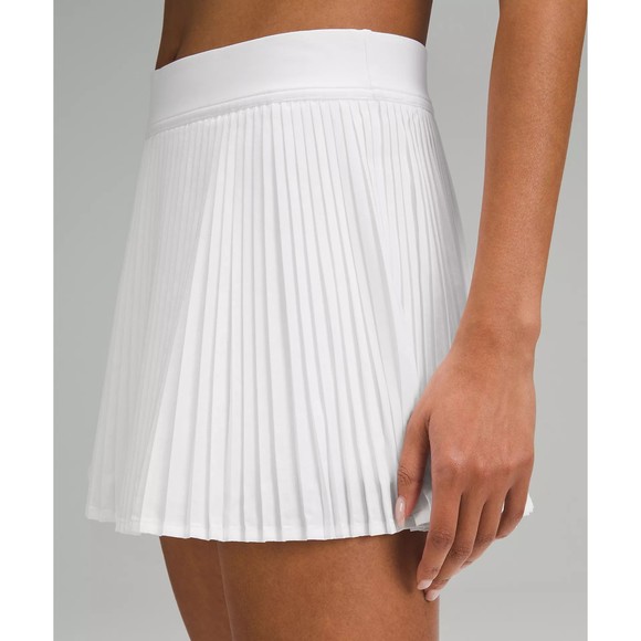 Lululemon High-Rise Pleated Tennis Skirt White Size 2  NWT - Picture 3 of 7